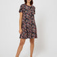Leota Women's Serenity In Confetti Floral Dress Purple