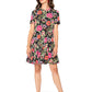 Leota Serenity Dress Garden Party Black Multi