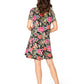 Leota Serenity Dress Garden Party Black Multi