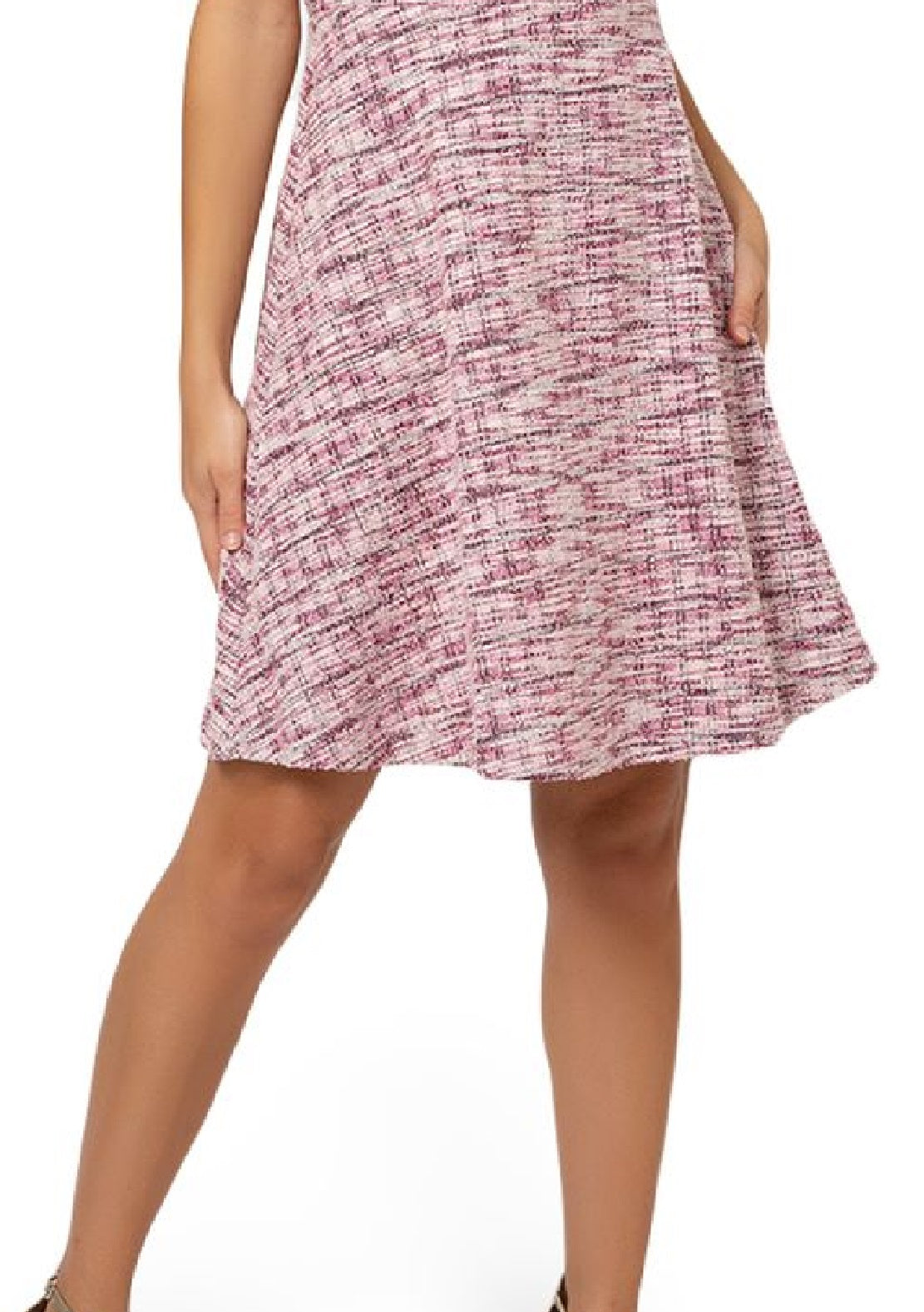 Leota Women's Ariana Sleeveless Fit & Flare Dress Pink