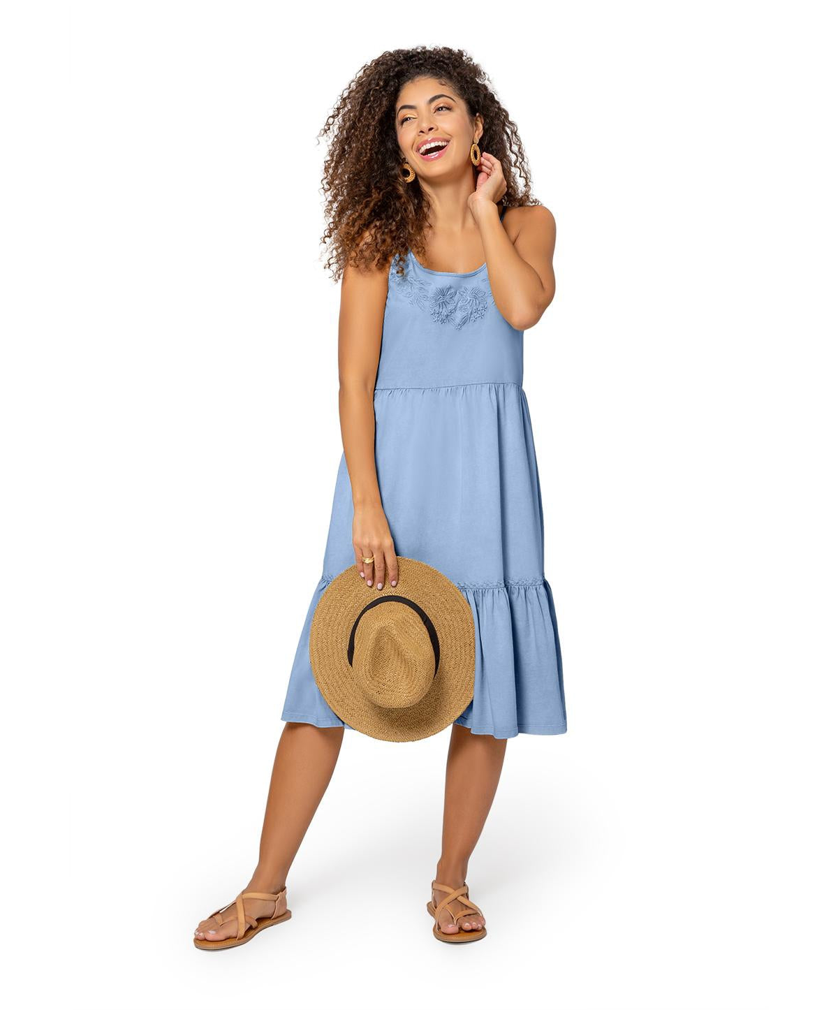 Leota Women's Esmeralda Dress Blue Size XL