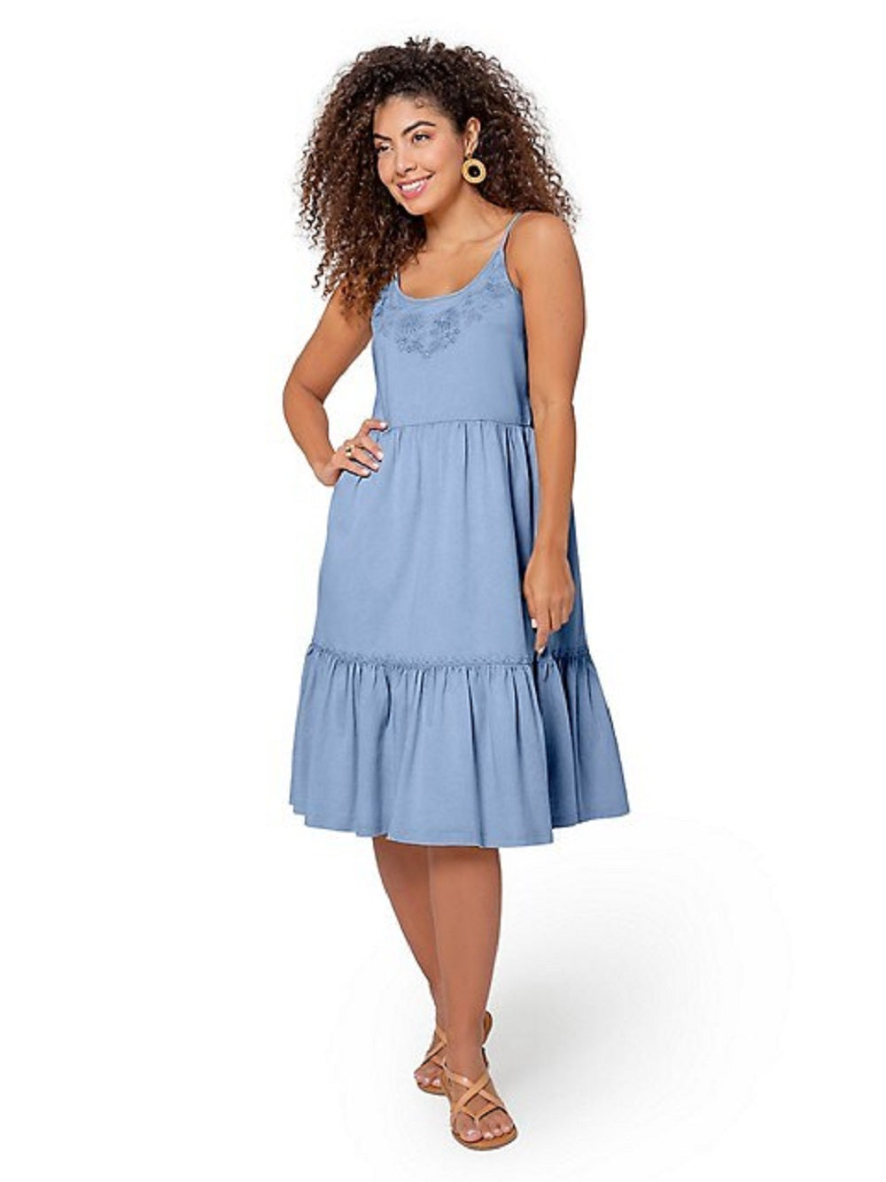 Leota Women's Esmeralda Dress in Chambray Blue XS Lord & Taylor Blue Size XS