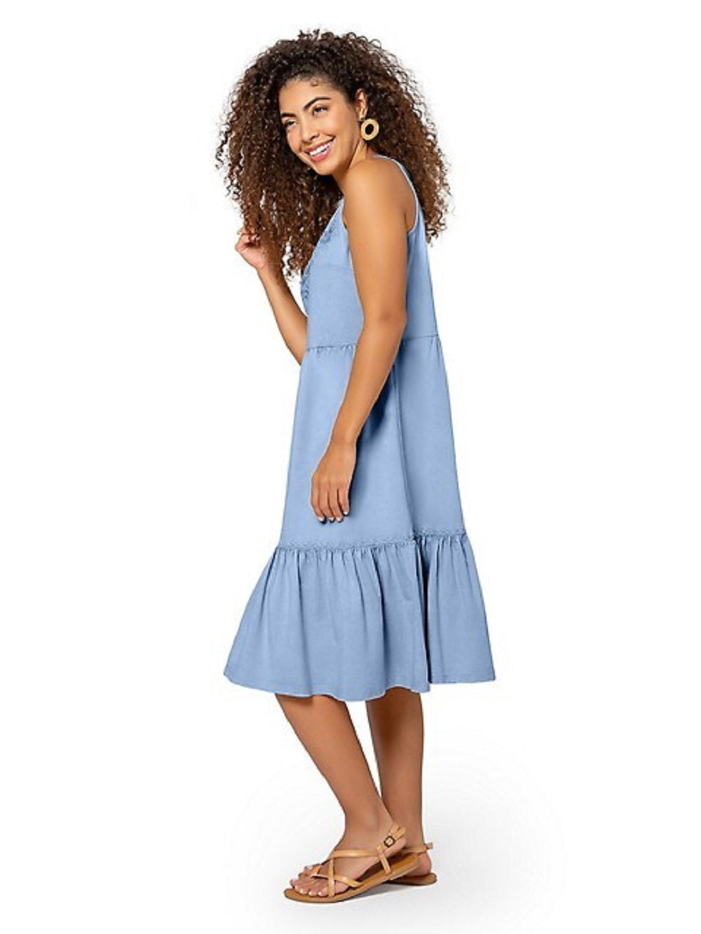 Leota Women's Esmeralda Dress in Chambray Blue XS Lord & Taylor Blue Size XS