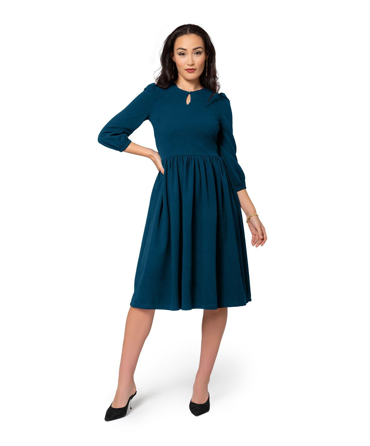 Leota Women's Iman Dress Blue Size S