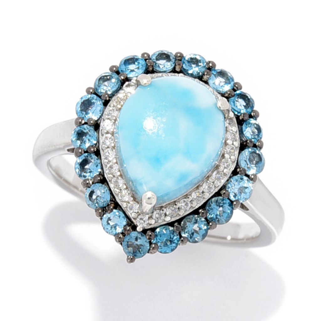gem-treasures-choice-of-shape-larimar-gemstone-double-halo-ring