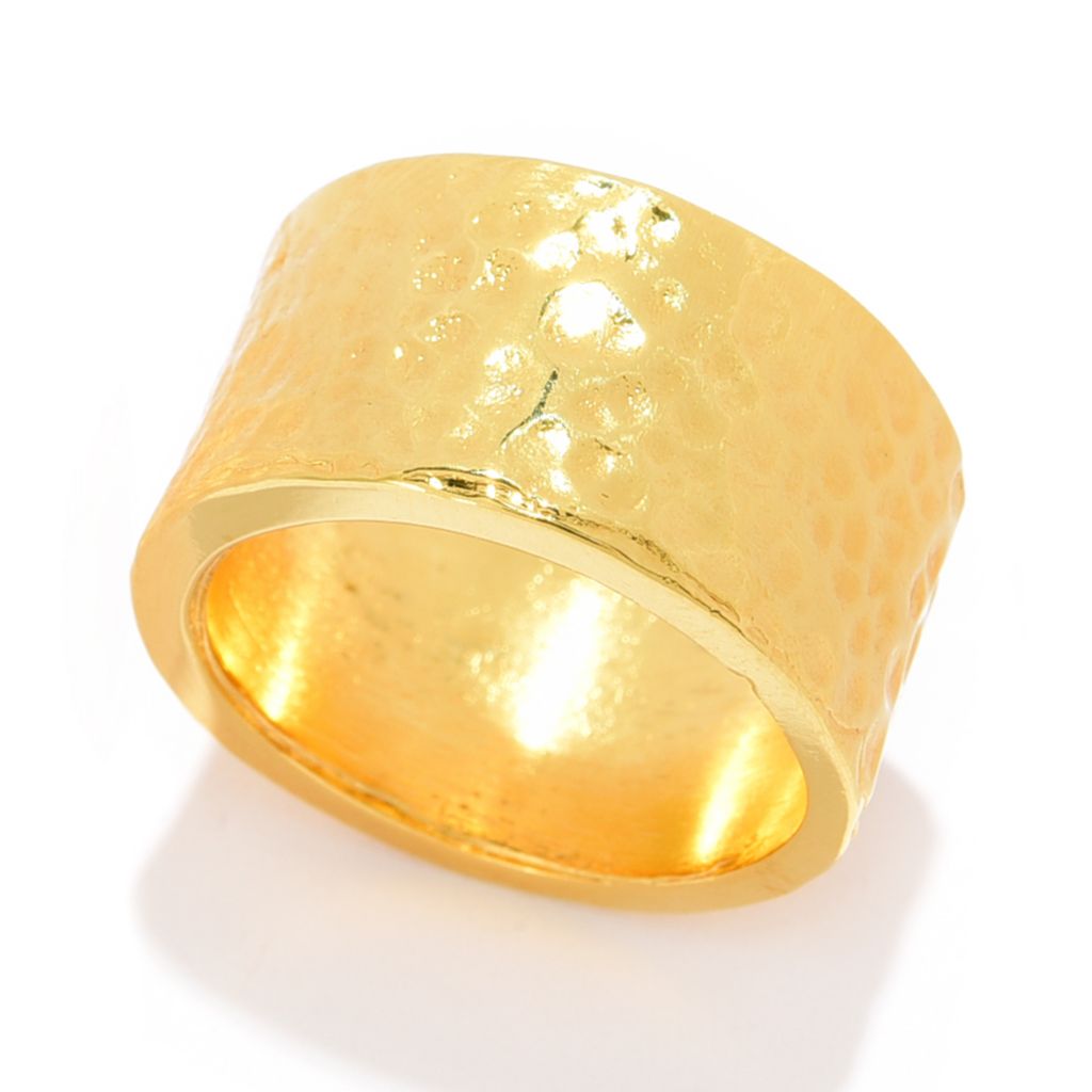 mayamar-24k-gold-plated-hammered-wide-band-ring
