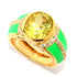18k-gold-plated-10x8mm-choice-of-gemstone-zircon-halo-enamel-band-ring