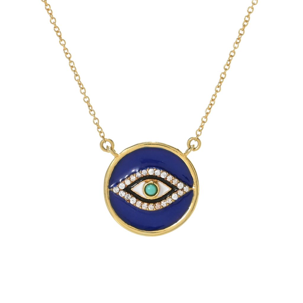 18k-gold-plated-enamel-evil-eye-campitos-turquoise-zircon-necklace