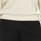 Leota Women's Ashley Ruffle Shoulder Sweatshirt White Size Small