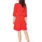 Leota Tanya Dress Solid Barbados Cherry