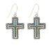 southwest-elements-choice-of-mohave-turquoise-cross-dangle-earrings
