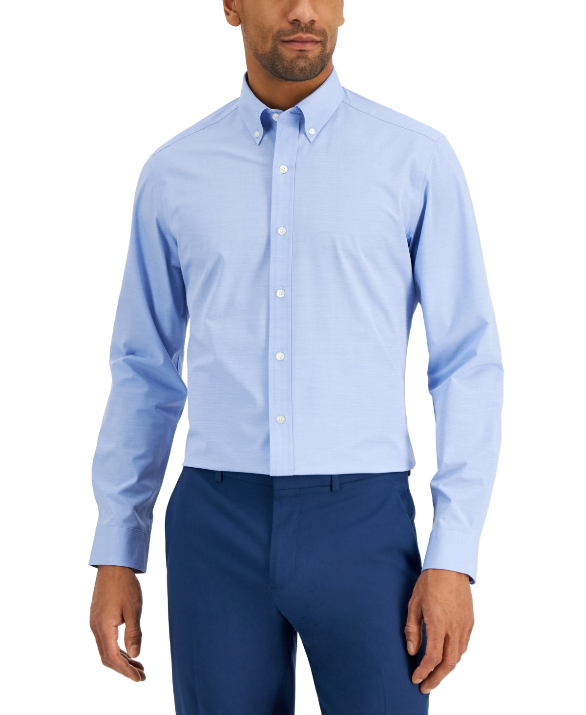 club-room-mens-slim-fit-collar-button-down-shirt