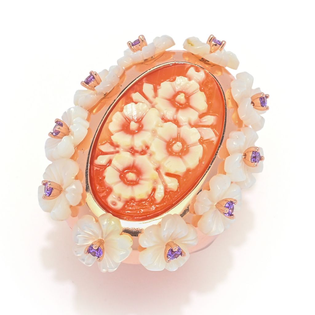 cameo-italiano-mucha-flowers-shell-cameo-mother-of-pearl-simulated-gem-ring