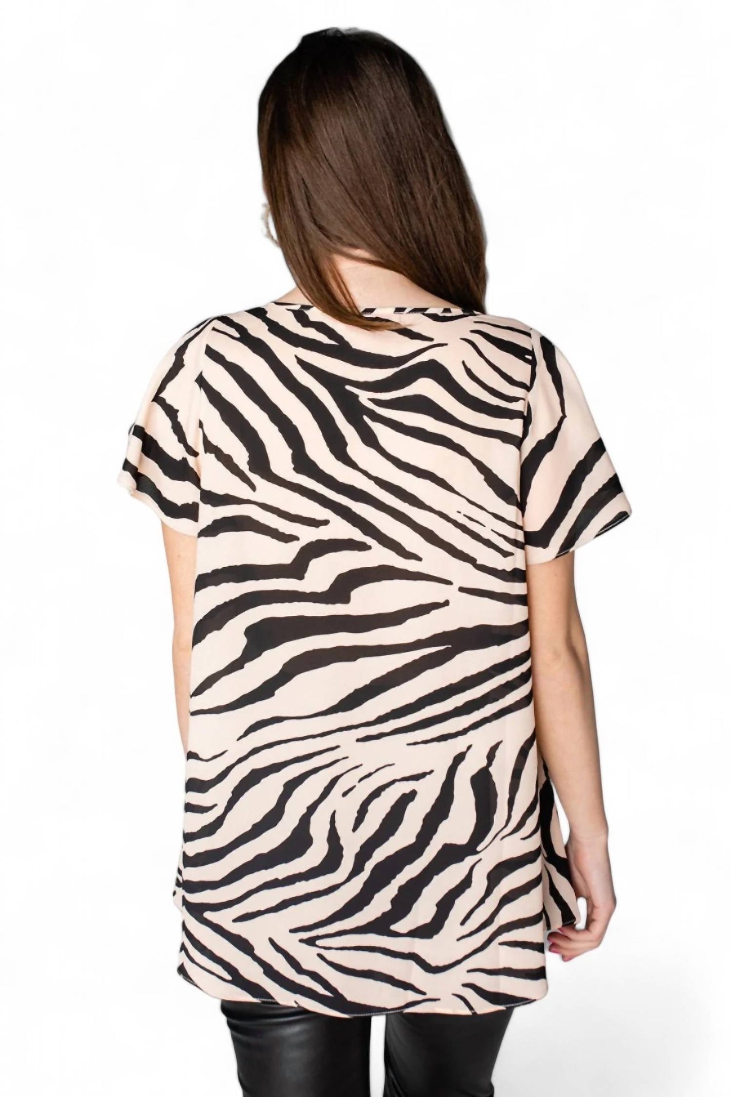 Buddylove - AVRIL FLUTTER SLEEVE V-NECK TOP