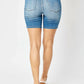 Judy Blue - High Waist Tummy Control Double Button Bermuda Shorts
