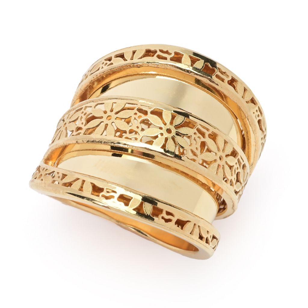 stefano-oro-14k-gold-fiori-ricami-overlay-tapered-ring