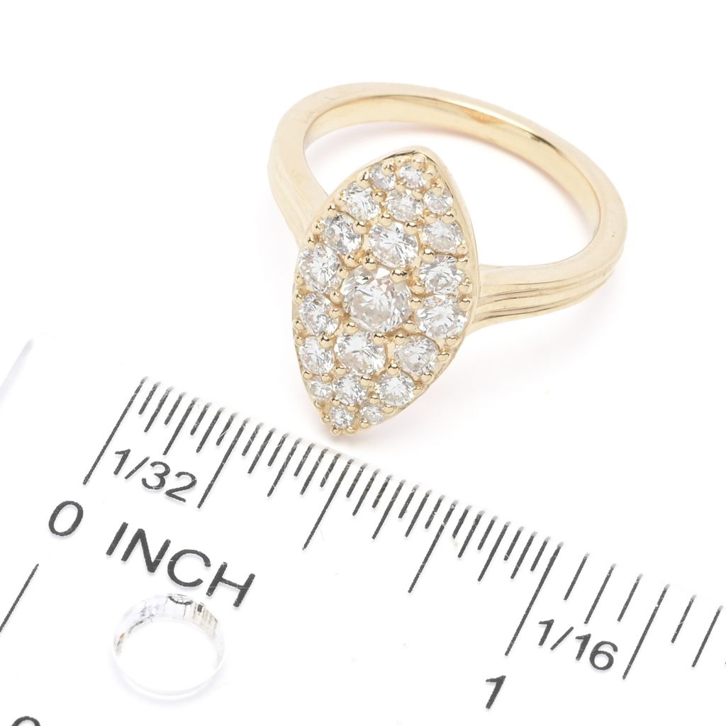 gems-of-distinction-14k-gold-1-28ctw-diamond-cluster-ring-5-9-grams