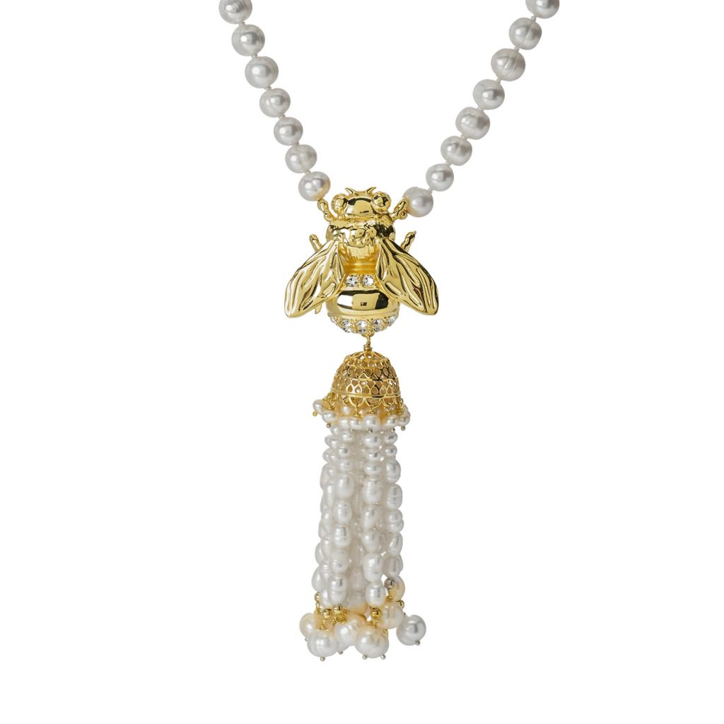 graziella-23k-gold-plated-cultured-pearl-simulated-diamond-bee-necklace