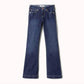 Ariat - Girl's Trouser Mid Rise Stretch Ella Wide Leg Jean