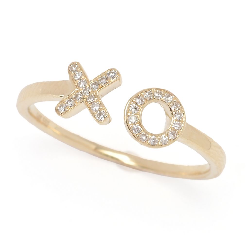 sabrina-designs-14k-gold-polished-0-08ctw-diamond-xo-ring-1-8-grams