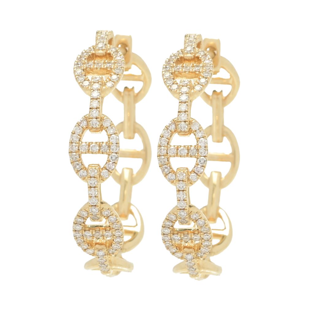 sabrina-designs-14k-gold-polished-0-42ctw-diamond-link-hoop-earrings