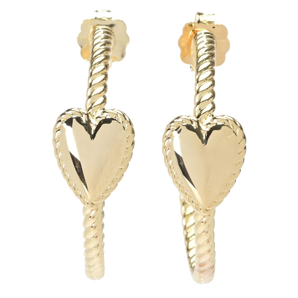 toscana-italiana-acqua-bagnata-heart-rope-twist-hoop-earrings