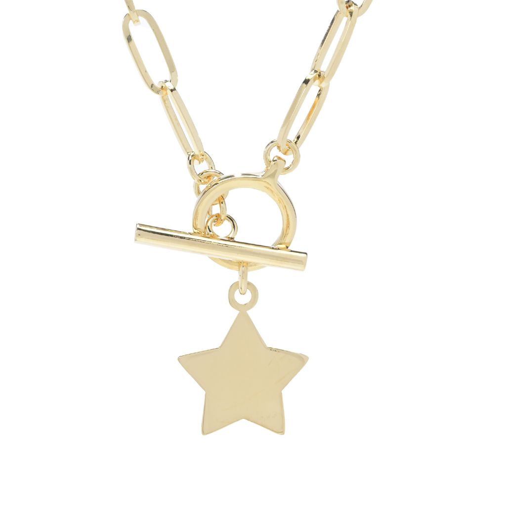 toscana-italiana-18k-gold-plated-choice-of-charm-paperclip-toggle-necklace