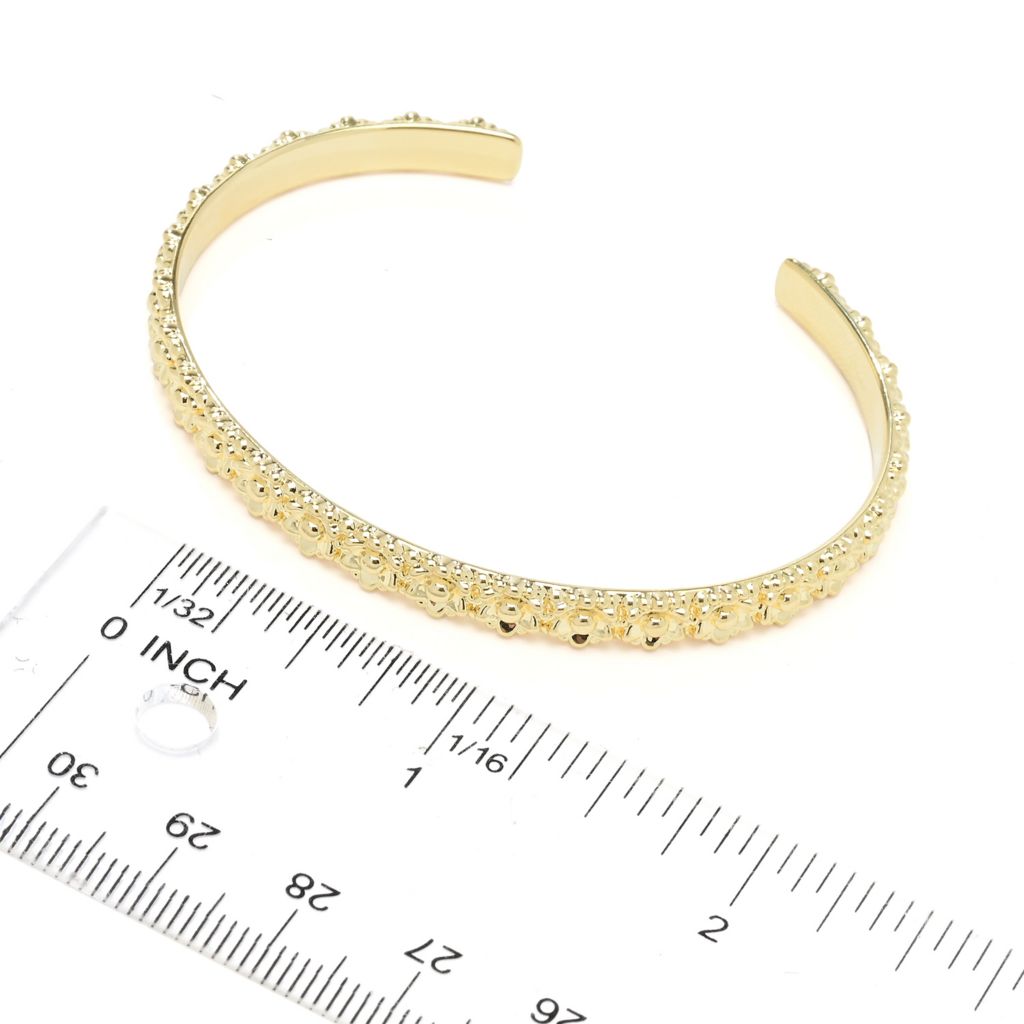 toscana-italiana-18k-gold-plated-flower-detailed-bangle-bracelet