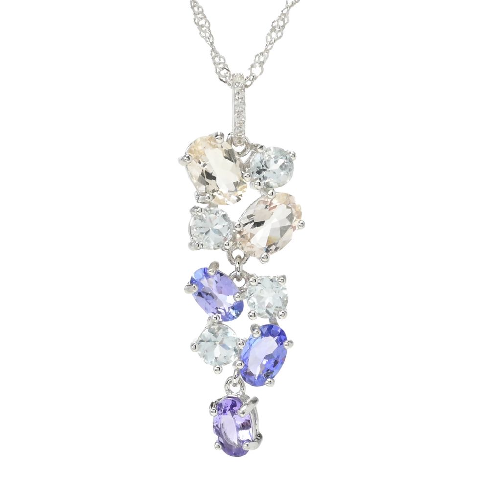 gem-treasures-14-07ctw-exotic-gemstone-cluster-pendant-w-chain