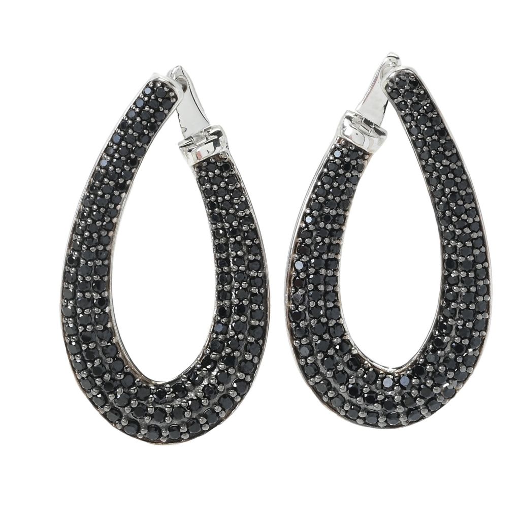 gem-treasures-sterling-silver-choice-of-gem-pave-teardrop-earrings