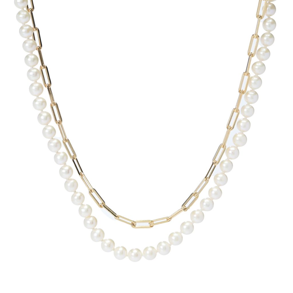 imperial-pearl-freshwater-cultured-pearl-paperclip-chain-2-row-necklace