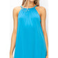 Hyfve - Halter Neck Asymmetrical Midi Dress