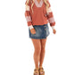 She + Sky - Girl on the Go Colorblock Sweatshirt