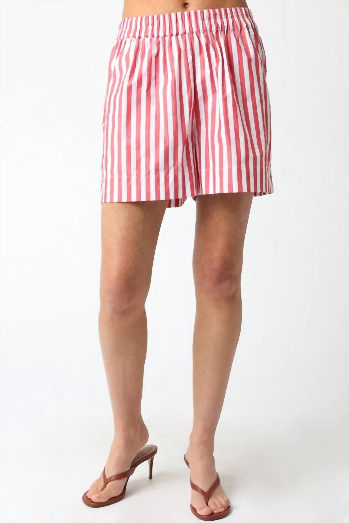 Americana - Striped Red Short Set
