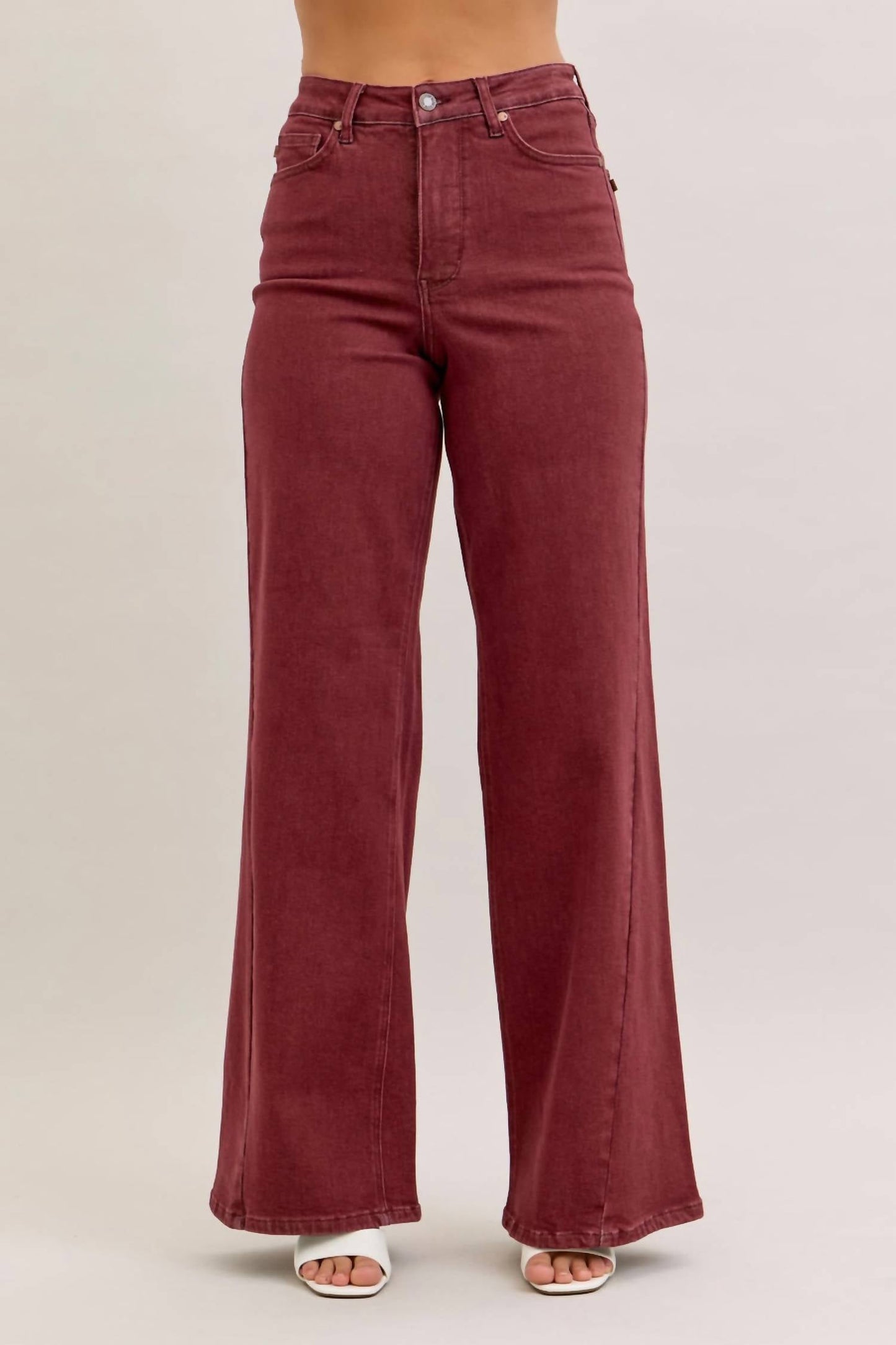 Judy Blue - High Waist Retro Wide Leg Denim Jeans