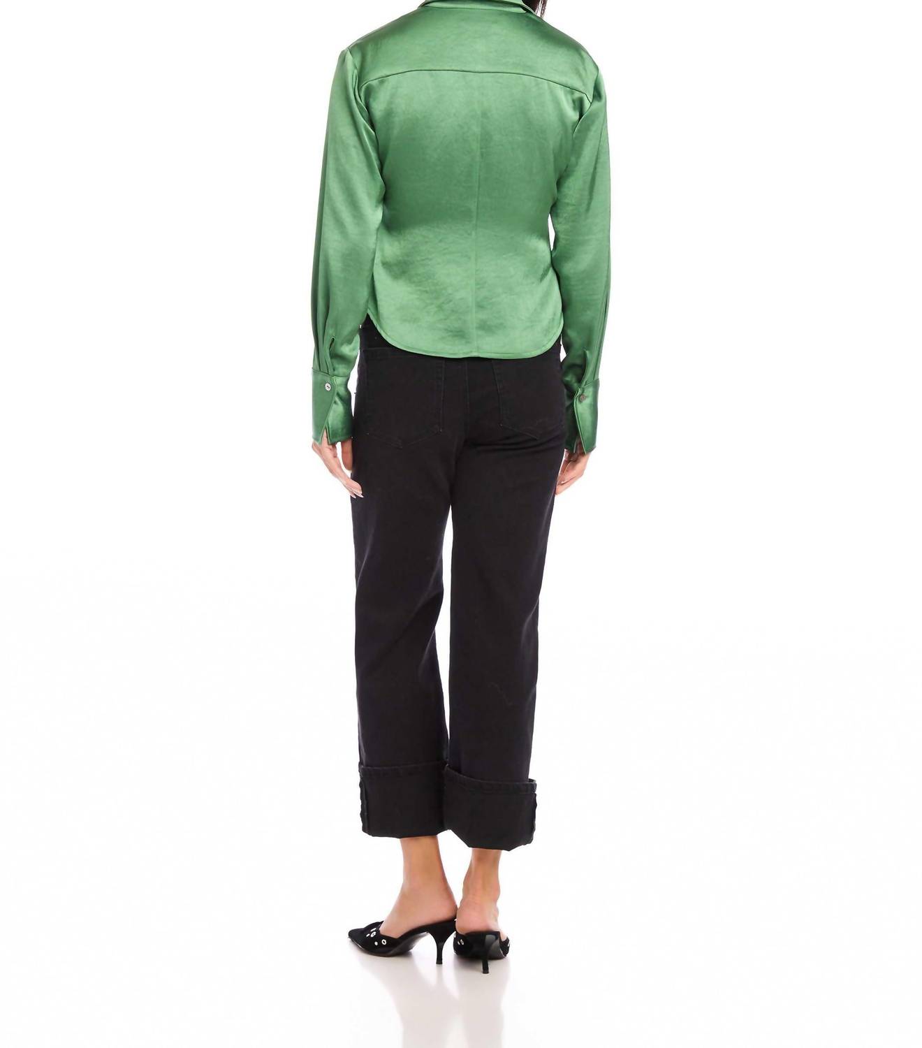 Fifteen Twenty - Tawnie Side-pleat Shirt