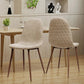 Elegant Dining Chair Set With Fabric Upholstery