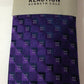 Kenneth Cole Reaction Men's Classic Geometric Tie Purple Size Regular