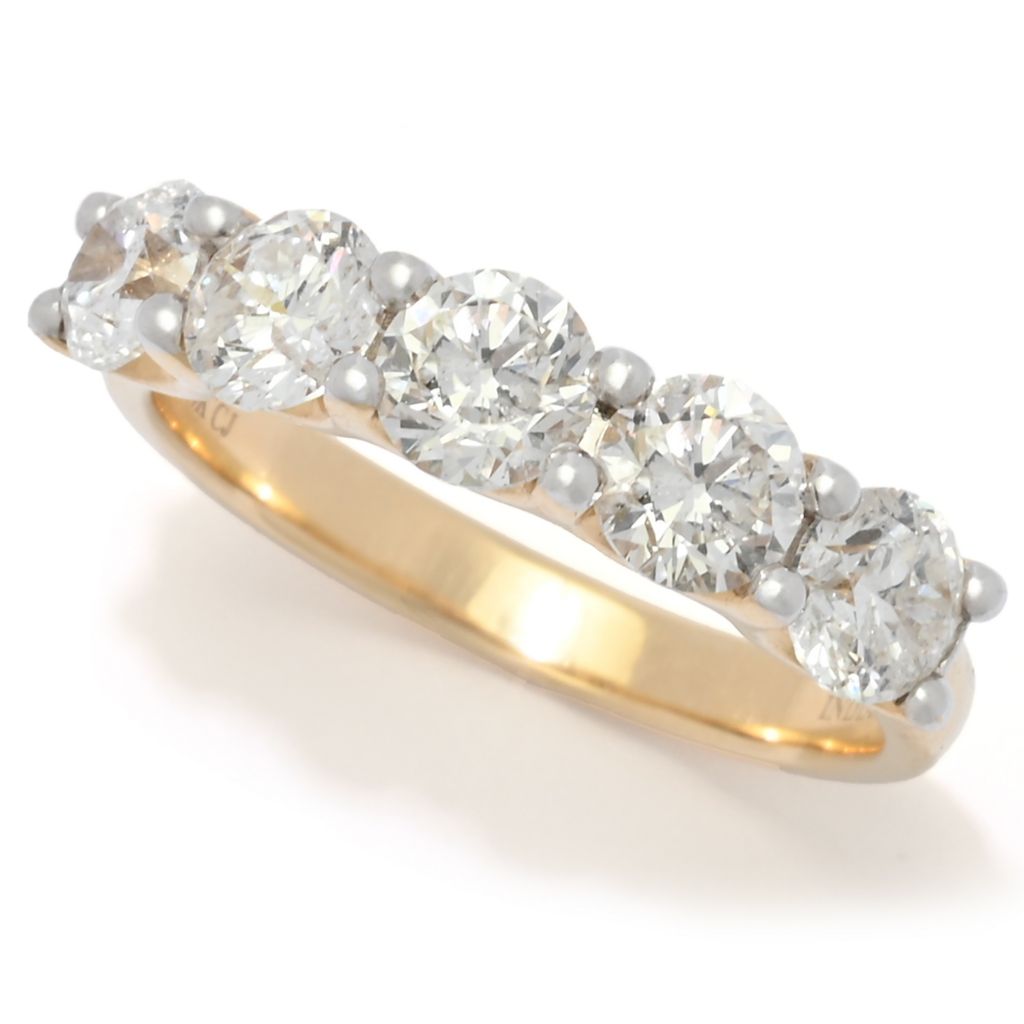 gems-of-distinction-14k-gold-polished-2-00ctw-diamond-5-stone-ring