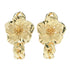 graziella-23k-gold-plated-electroform-hibiscus-curb-link-hoop-earrings