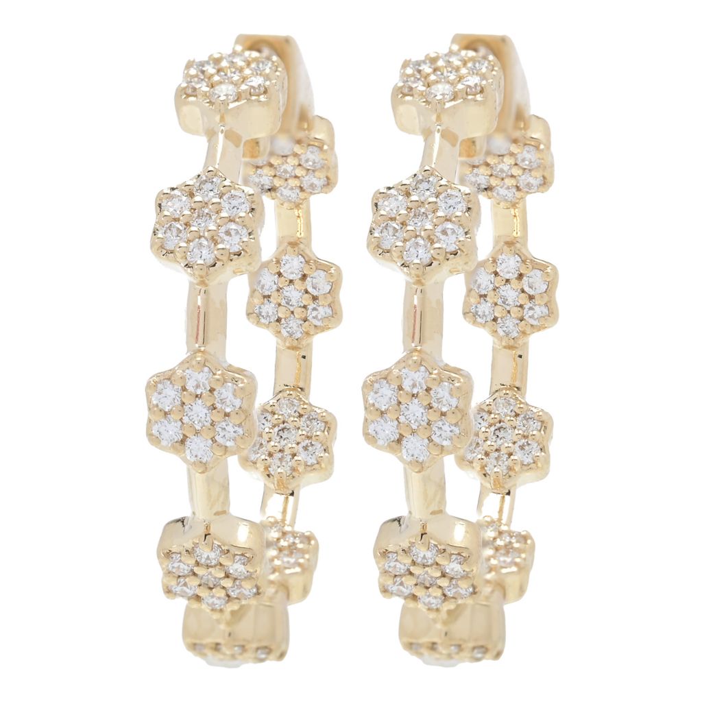 gems-of-distinction-14k-gold-0-75ctw-diamond-cluster-station-earrings