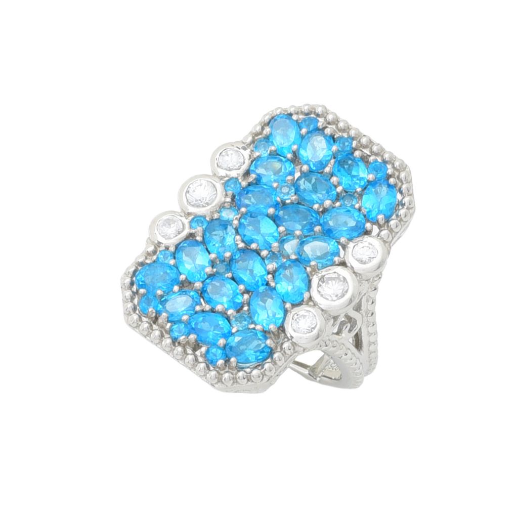 dallas-prince-4-66ctw-neon-apatite-white-zircon-cluster-elongated-ring