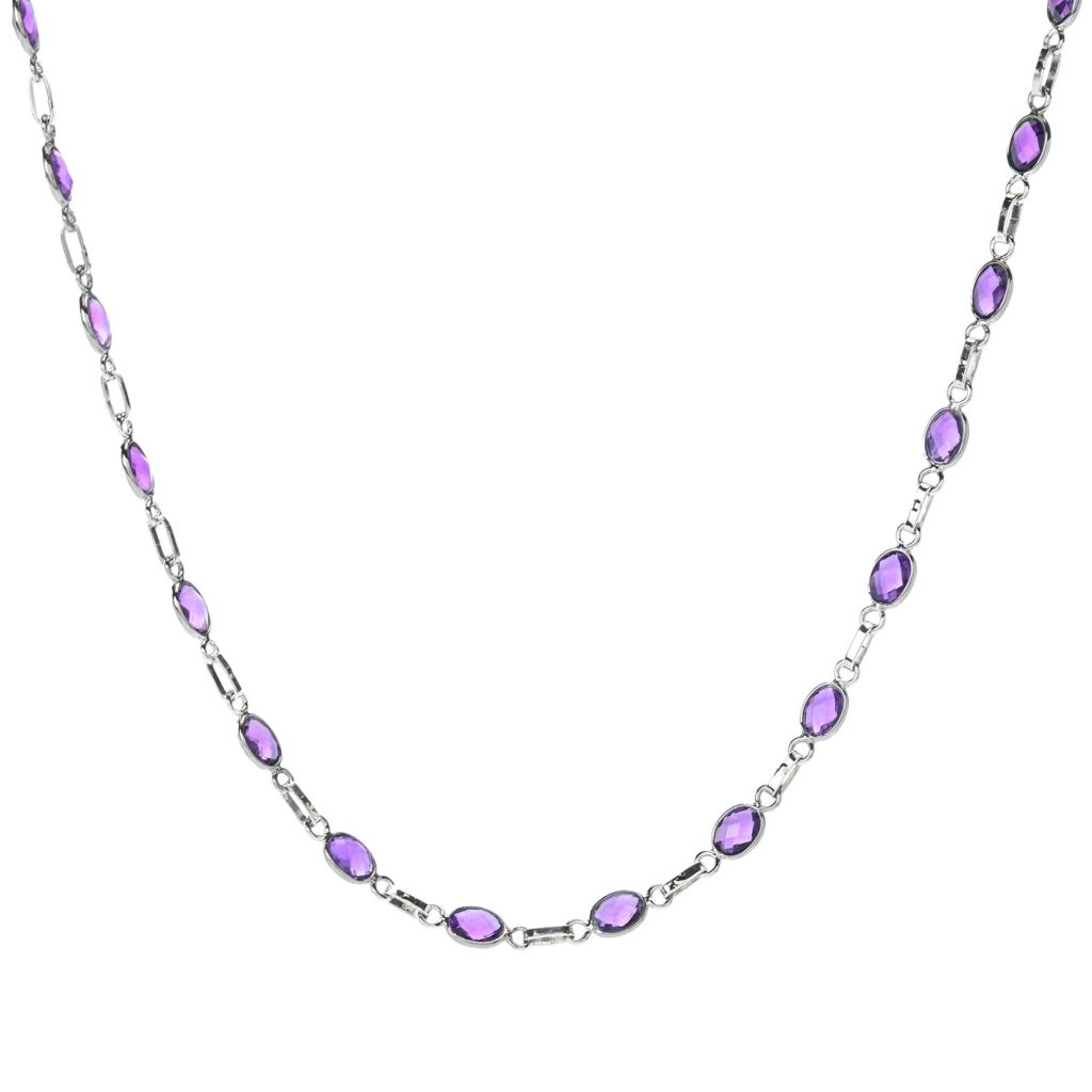 elemental-gems-platinum-plated-choice-of-7x5mm-gemstone-station-necklace