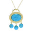 elemental-gems-18k-gold-plated-mohave-turquoise-rope-detailed-pendant-w-chain