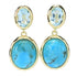 elemental-gems-18k-gold-plated-opaque-faceted-gemstone-hammered-earrings