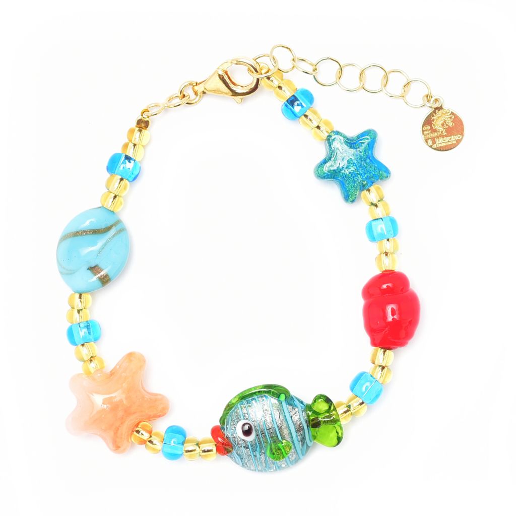 il-murano-di-francesca-18k-gold-plated-sealife-murano-glass-bracelet