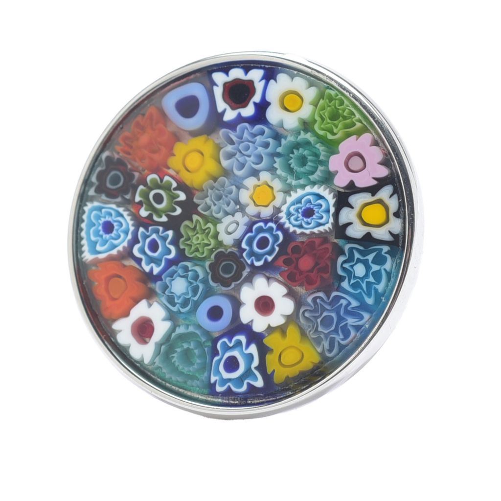 il-murano-di-francesca-sterling-silver-23-9mm-murano-glass-disc-ring