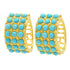 elemental-gems-sleeping-beauty-turquoise-triple-row-huggie-hoop-earrings