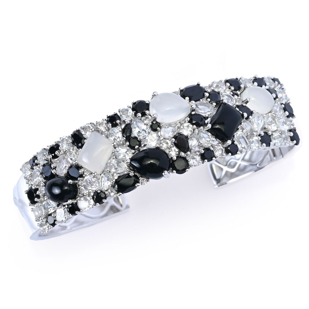 gem-treasures-sterling-silver-choice-of-gemstone-combo-cuff-bracelet