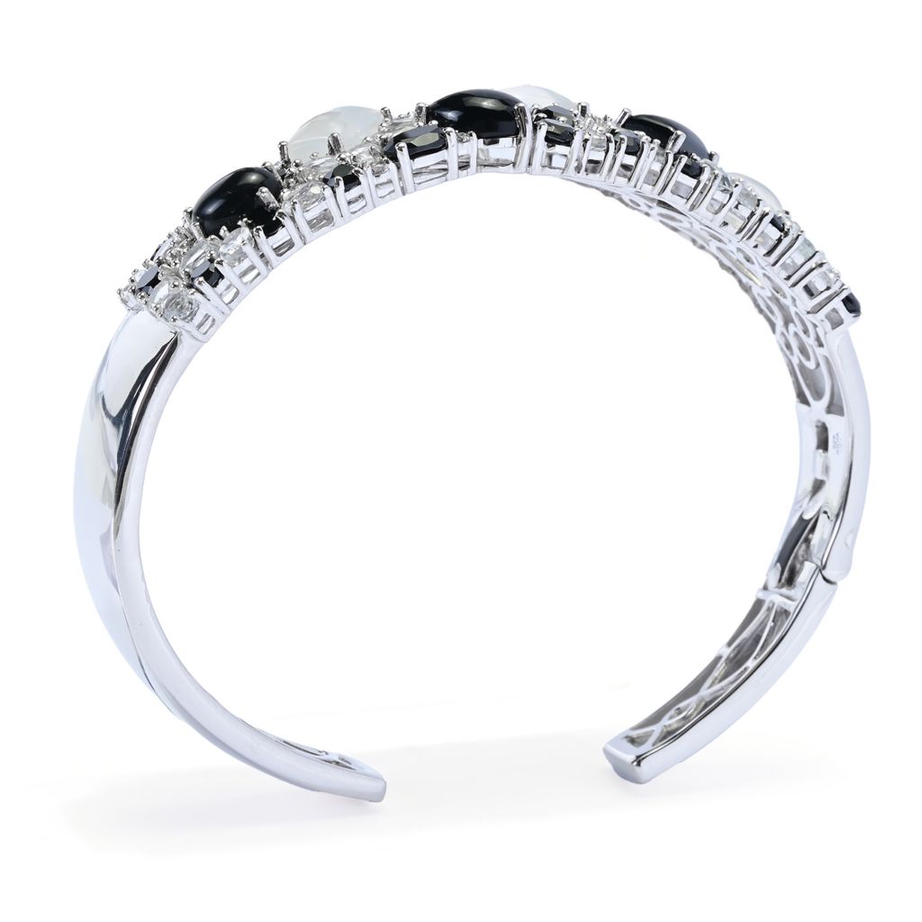 gem-treasures-sterling-silver-choice-of-gemstone-combo-cuff-bracelet